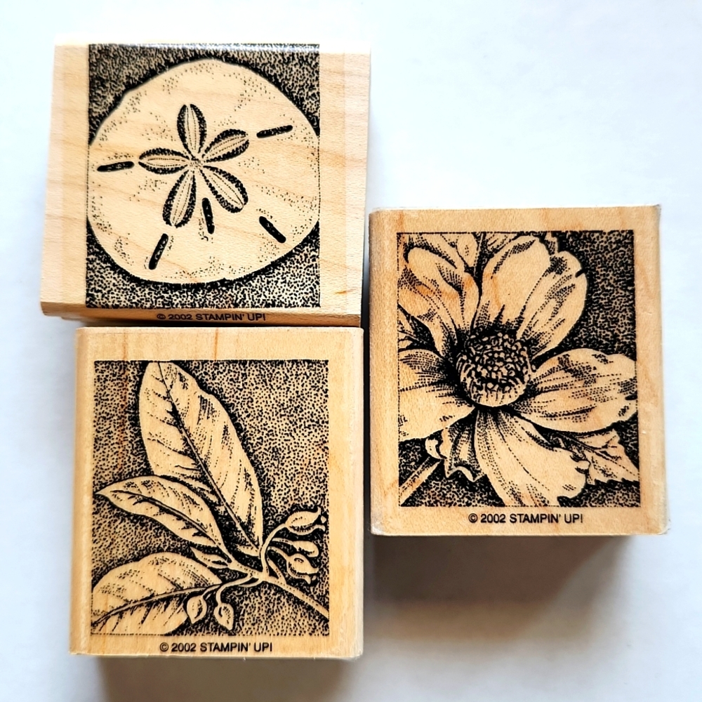 Vintage Stampin Up! 2002 Nature Stamp Set